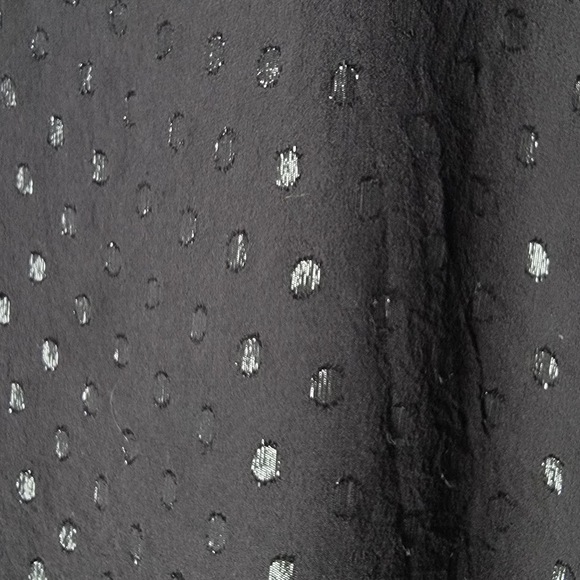 Lilly Pulitzer Black Silk Metallic Cami Tank Top Small Whimsygoth Capsule - Picture 3 of 9